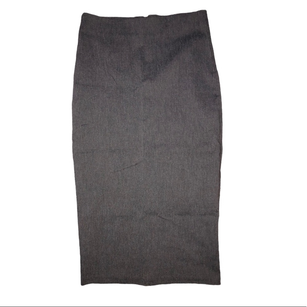 Pencil skirt. Grey. Fits the body great.